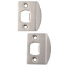 BELWITH PRODUCTS LLC 1065-SN FULL LIP STRIKE, SATIN NICKEL, 2-PK.