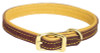 WEAVER LEATHER LLC 06-1311-13 DEER RIDGE DOG COLLAR, LEATHER/DEERSKIN,