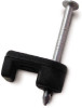 ECM INDUSTRIES LLC PSB-1600T 3/16-IN. LOW-VOLT STAPLES, BLACK, 25-PK.