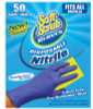 BIG TIME PRODUCTS LLC 11150-16 DISPOSABLE NITRILE GLOVES, LATEX & POWDE