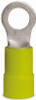 ECM INDUSTRIES LLC 14-099 RING TERMINALS, 4 AWG, YELLOW, 1/2-IN., 