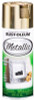 RUST-OLEUM 1910-830 SPECIALTY METALLIC SPRAY PAINT, GOLD, 12