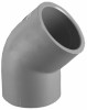CHARLOTTE PIPE & FOUNDR PVC 08309 1600HA SCHEDULE 80 PVC SLIP X SLIP 45-DEGREE EL