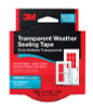 3M 2110NA CLEAR ADHESIVE WEATHERPROOFING TAPE, 1-1