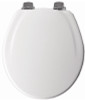 BEMIS MFG 30NISL 000 ROUND MOLDED WOOD TOILET SEAT, WHISPER-C