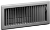 AMERICAN METAL 413B2X10 FLOOR REGISTER, STEEL, BROWN, 2 X 10-IN.