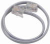 AUDIOVOX TP130R PHONE LINE CORD, SILVER, 12-IN.
