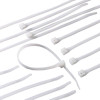 ECM INDUSTRIES LLC 46-104MN CABLE TIE, NYLON, WHITE, 4-IN., 1000-PK.