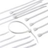 ECM INDUSTRIES LLC 46-310 CABLE TIES, WHITE NYLON, 11-IN., 100-PK.
