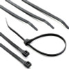ECM INDUSTRIES LLC 46-104UVB CABLE TIE, NYLON, BLACK, 4-IN., 100-PK.