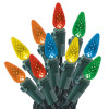 INLITEN LLC-IMPORT 47941-88A CHRISTMAS LED LIGHT SET, C6, MULTI, 200-