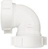 PLUMB PAK 47WK KEENEY 1-1/2 IN. 90 DEGREE WHITE PLASTIC