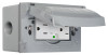 RACO 5874-5S GFCI OUTLET KIT, 15A, 125-VOLT, GRAY
