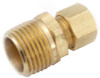 ANDERSON METAL CORP 710068-0602 BRASS COMPRESSION CONNECTOR, LEAD-FREE, 