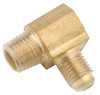ANDERSON METAL CORP 714049-1008 BRASS FLARE ELBOW, LEAD-FREE, 5/8 X 1/2-