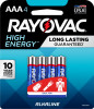 SPECTRUM GROUP 824-4K ALKALINE BATTERIES, AAA, 4-PK.