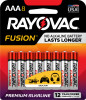 SPECTRUM GROUP 824-8TFUSK FUSION ADVANCED AAA ALKALINE BATTERY, 8-