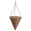 PANACEA 88636GT ROPE & FERN HANGING BASKET, 12-IN.