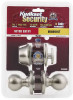 KWIKSET CORPORATION 690P 15 CP K6 SECURITY COMBINATION PACK LOCKSET, SATIN