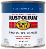 RUST-OLEUM 7727-502 STOPS RUST QT. GLOSS ROYAL BLUE ENAMEL