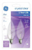 GENERAL ELECTRIC 66104 CANDELABRA LIGHT BULB, 25-WATTS