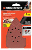 DEWALT TOOLS BDAM220 MOUSE FINISHING SANDPAPER, 220-GRIT, 5-P
