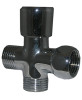 LARSEN SUPPLY CO., INC. 08-2011 CHROME PLATED BRASS SHOWER FLOW DIVERTER