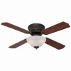 WESTINGHOUSE LIGHTING 72305 HADLEY CEILING FAN + LIGHT KIT, OIL RUBB
