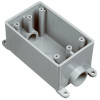 ABB INSTALLATION PRODUCTS E981FFN-CTN SINGLE GANG PVC OUTLET BOX, 1 IN.