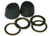 LARSEN SUPPLY CO., INC. 02-2233 1/2 INCH RUBBER CONE WASHER AND BRASS RI
