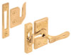 PRIME LINE PRODUCTS 171857 CASEMENT WINDOW SASH LOCK, BRASS-PLATED