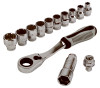 APEX TOOL GROUP DR71634B PASS THRU SOCKET SET, 13-PC.
