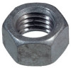 HILLMAN GROUP 180406 HEX NUTS,  HEAT-TREATED ZINC-PLATED STEE