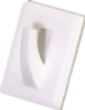 HILLMAN GROUP 122298 UTILITY HOOK, ADHESIVE, WHITE PLASTIC, 6