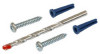 HILLMAN GROUP 373503 WALL ANCHOR KIT, CONICAL BLUE, 201-PC.