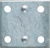 NATIONAL MANUFACTURING SALES CO. N220-087 4-PK., 1.5 X 1-3/8-IN. ZINC MENDING PLAT