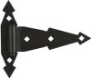 NATIONAL MANUFACTURING SALES CO. N165-480 2-PK., 7-IN. BLACK SATIN T-GATE HINGE