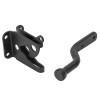 NATIONAL MANUFACTURING SALES CO. N109-020 GATE LATCH, MATTE BLACK, STAINLESS STEEL