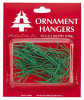 HOLIDAY TRIMS 3929000 CHRISTMAS ORNAMENT HOOKS, GREEN, 2-1/2-I