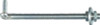 NATIONAL MANUFACTURING SALES CO. N130-674 .75 X 12-IN. ZINC BOLT GATE HOOK