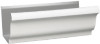AMERIMAX HOME PRODUCTS 3200700120 K-STYLE GUTTER, WHITE GALVANIZED STEEL, 