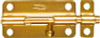 NATIONAL MANUFACTURING SALES CO. N151-688 DOOR BARREL BOLT, DULL BRASS, 4-IN.