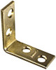 NATIONAL MANUFACTURING SALES CO. N190-827 4-PK., 1.5-IN. BRASS CORNER IRON