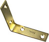 NATIONAL MANUFACTURING SALES CO. N190-850 4-PK., 3 X .75-IN. BRASS CORNER IRON