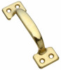 NATIONAL MANUFACTURING SALES CO. N116-558 WINDOW SASH LIFT, BAR TYPE, BRIGHT BRASS