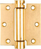 NATIONAL MANUFACTURING SALES CO. N184-556 MORTISE SPRING HINGE, BRASS, 3.5 X 3.5-I