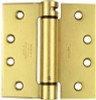 NATIONAL MANUFACTURING SALES CO. N184-572 MORTISE SPRING HINGE, BRASS, 4 X 4-IN.