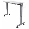 LUXOR STAND-NESTC-60 LUXOR ADJUSTABLE HEIGHT FLIP TOP TABLE W