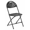 FLASH FURNITURE LE-L-4-WHITE-GG FOLDING CHAIR PLASTIC FAN BACK WHITE