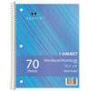 SPARCO PRODUCTS SPR83250 SPARCO™ 1-SUBJECT NOTEBOOK, 8" X 1